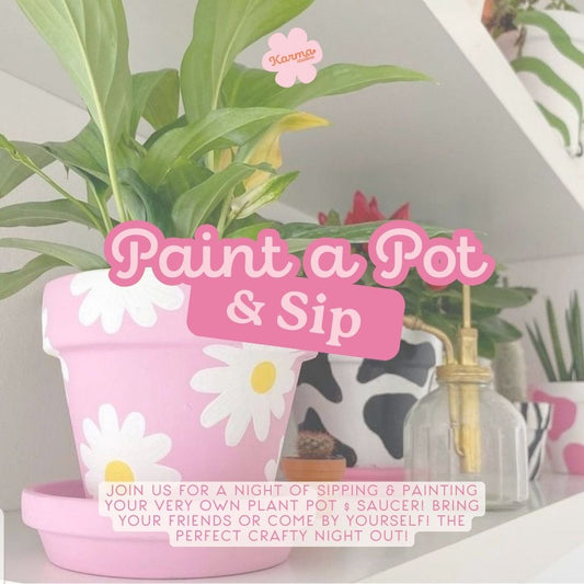 Paint a Pot & Sip
